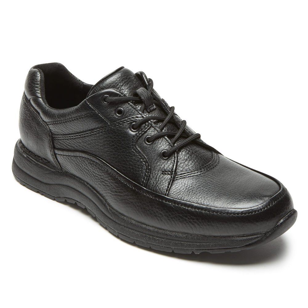 Zapatos Con Cordones Rockport Hombre Mexico - Edge Hill 2 Lace-To-Toe Negros - UYNGS0894